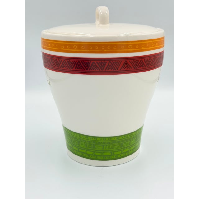 Contemporary Starbucks Advertising Jar Coffee Bean Tea Holder Ceramic 2005 Canister For Sale - Image 3 of 11