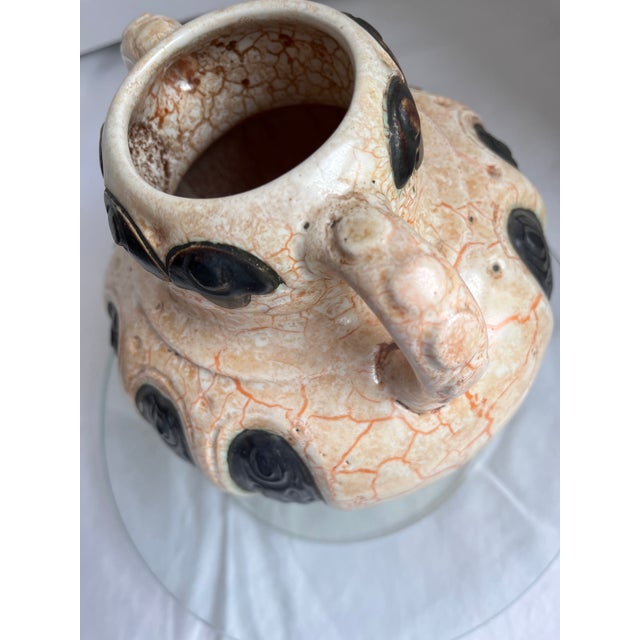 “Alienware” Ditmar Urbach Handled Fish Vase Vintage 1930s Czech Art Deco - Model 8197 Maker/Designer: Ditmar Urbach For Sale In New York - Image 6 of 14