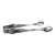 Victorian English Sterling Silver Fiddle Shell Design Sugar Tongs For Sale