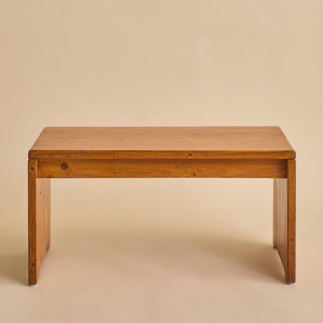 A French coffee table attributed to Charlotte Perriand, designed in the 1960s for Hôtel La Cachette at Les Arcs 1600 in...