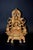 Gilt Bronze Tibetan Buddha Under Bodhi Tree For Sale - Image 10 of 16