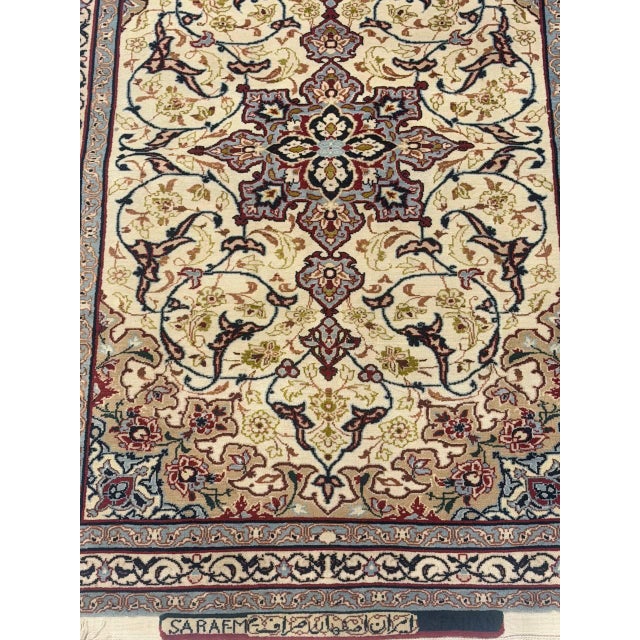 Pasargad DC Super Fine Hand Knotted Silk & Wool Rug For Sale - Image 12 of 16