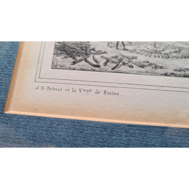 Jean-Baptiste Debret, Lithographs, 1800s, Paper, Framed, Set of 2 For Sale - Image 10 of 18
