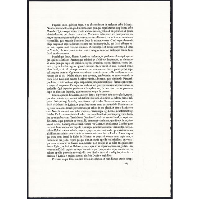 Brown 1967 Salvador Dalí Biblia Sacra Lithograph "De Petra Exivit Aqua" (Out of Rock Came Water) For Sale - Image 8 of 11