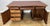 Antique French Style Oak Double Sided Carved Pedestal Desk For Sale - Image 5 of 18