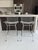 Knoll Harry Bertoia Bar Stools for Knoll | Polished Chrome | Set of 2 For Sale - Image 4 of 15