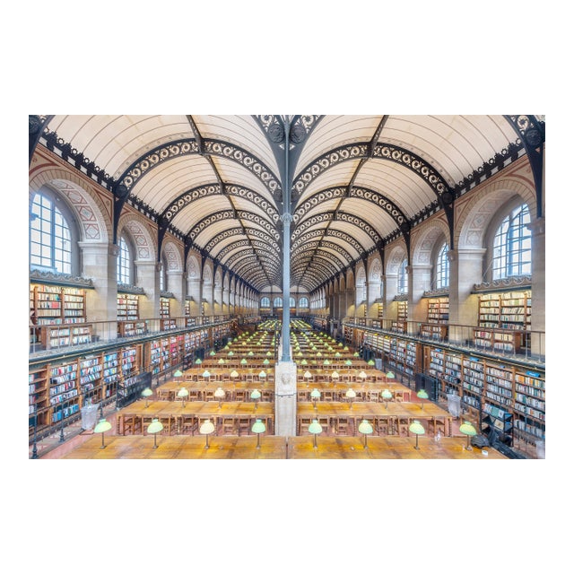 Saint Genevieve Library Iv, Paris, Interior Photograph by Richard Silver 24x36 For Sale