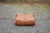Vintage Togo Ottoman in Cognac Leather by Michel Ducaroy for Ligne Roset, 1970s For Sale - Image 10 of 13