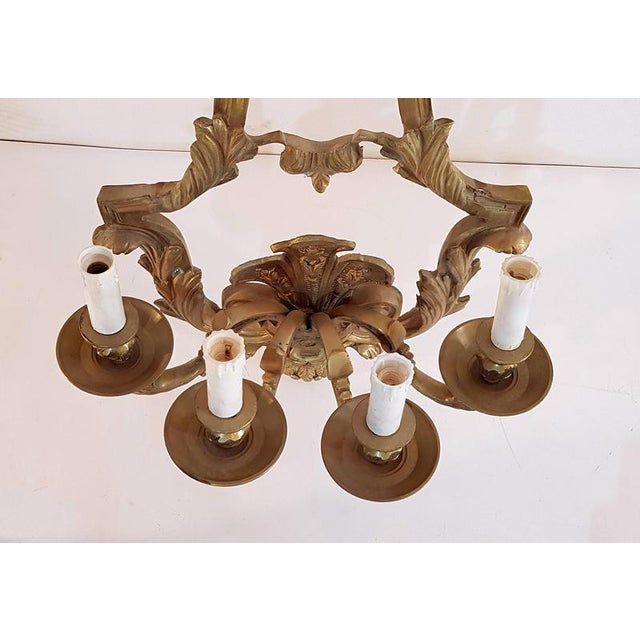 Renaissance Style Wall Sconces in Cast Bronze, Italy, 1940s, Set of 2 For Sale - Image 10 of 12