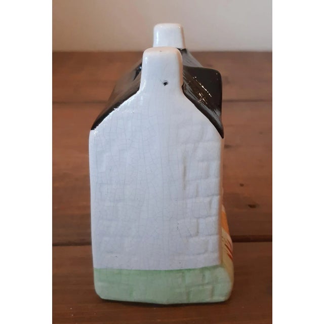 Shabby Chic Vintage English Majolica House Cottage Bank For Sale - Image 3 of 7