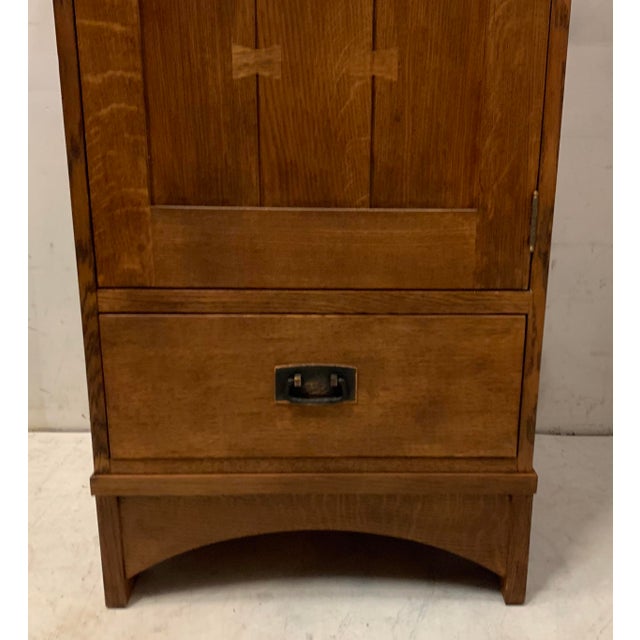 Arts And Crafts Style Solid Oak Cabinet By Stickley Chairish