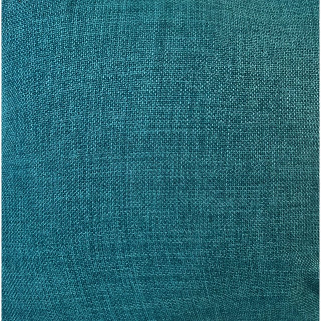 Textile 16" Square Pillow Decorated With a Cuddly Black Cat Portrait - Made in the U K For Sale - Image 7 of 9