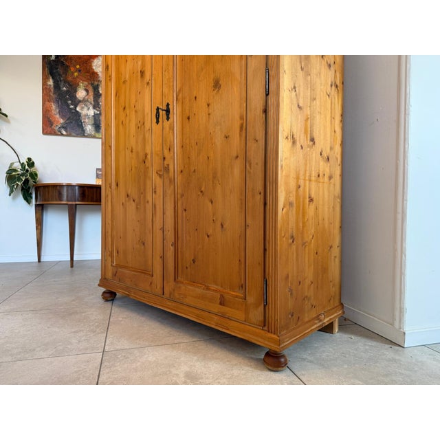 Vintage Farmhouse Cabinet in Softwood, 1960s For Sale - Image 10 of 12