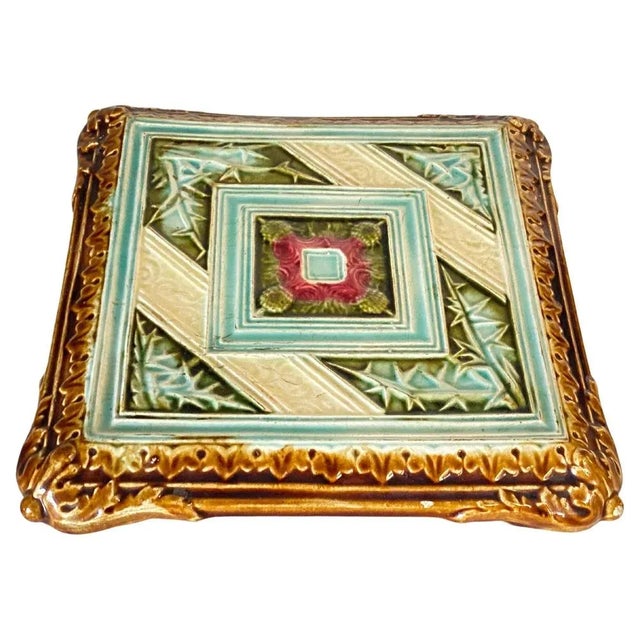 Ceramic Centerpiece by J.G. Givet, 1920s For Sale - Image 10 of 10