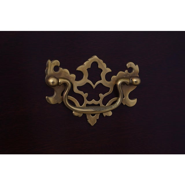 Brown Kindel National Trust Mahogany Chest on Chest For Sale - Image 8 of 16