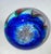 Epiphany 2003 Art Glass Orange Ruby Fruit / Blue Paperweight For Sale - Image 11 of 12
