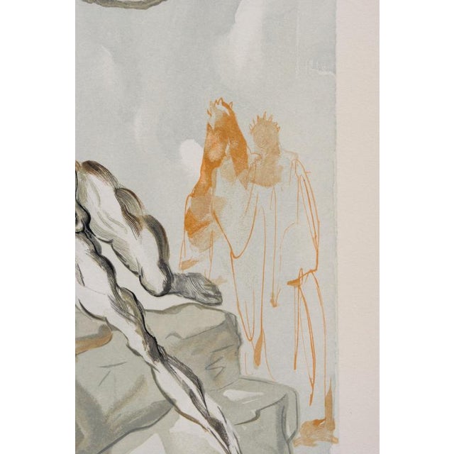 Modern Salvador Dali, The Thieves, Woodcut For Sale - Image 3 of 5