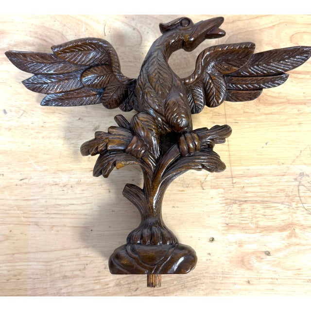 Early 19th Century Georgian Carved Mahogany Eagle Ornament, in the Manner of Thomas Chippendale For Sale - Image 5 of 18