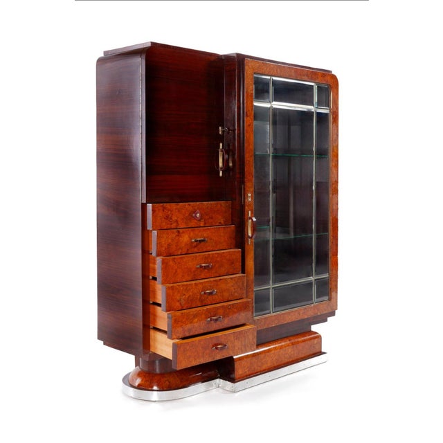 Art Deco display cabinet - Bologna 1935. Signature: Indusrtria Vetraria , Silla Gallo , 26 Feb. 1935 A very interesting...