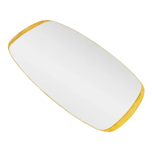 Mid-Century Modern Rosenthal Berlin/Dawn 13" Oval Serving Platter (Gold Trim)