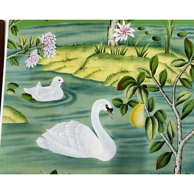 Commodity Description: Elevate your interior with the soulful elegance of heritage craftsmanship. This exquisite two-panel...