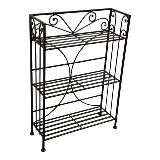 Vintage Wrought Iron Shelves | Chairish
