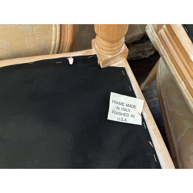 Vintage Harris Marcus Italian Louis XVI Style Dining Chairs Set of 6 For Sale - Image 15 of 18