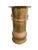 1900 - 1909 Antique Brass Umbrella Stand / Floor Vase – Russian European Metalwork With Double-Headed Eagle Mark For Sale - Image 5 of 6
