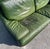 Postmodern Postmodern Patinated Green Buffalo Leather Sofa by Roche Bobois For Sale - Image 3 of 10