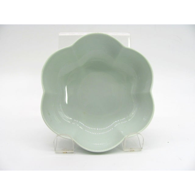 Art Deco Raynaud Ceralene Marly Menton Celadon Green Limoges Melon 4" Bowl For Sale - Image 3 of 4