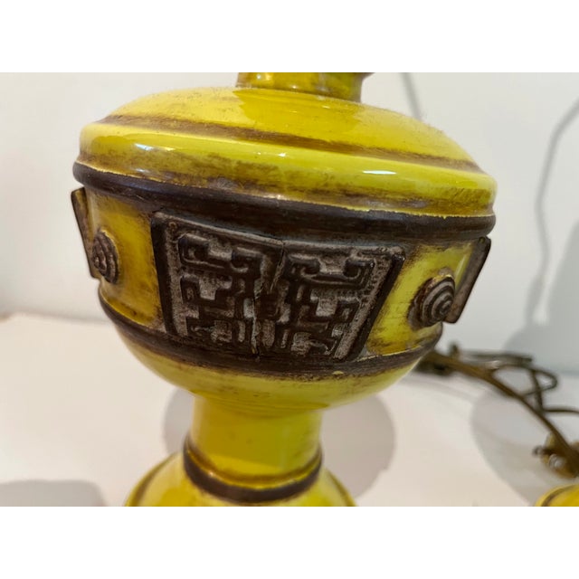 Ugo Zaccagnini Pair Mid-Century Table Lamps by Designer Zaccagnini For Sale - Image 4 of 7