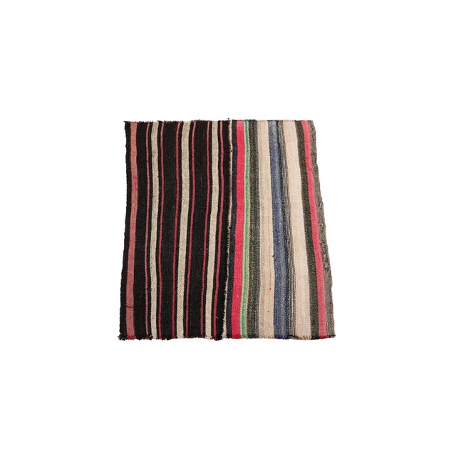 Handwoven Vintage decorative mini wool kilim rug. Approximatelly 45-55 years old. In very good condition. Rare find,...