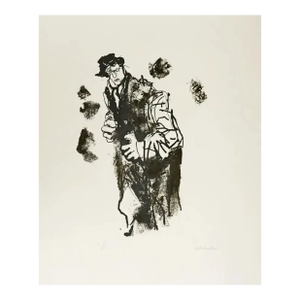 1972 Abraham Rattner Peachum Lithograph From the Beggar's Opera