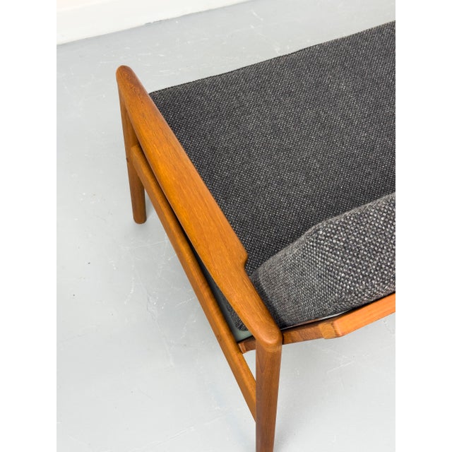 Danish Teak and Wool 3-Seater Sofa, 1960s For Sale - Image 10 of 18