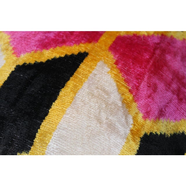 Contemporary Multi Color Hand Made Turkish Pillow 16 X 16 For Sale - Image 4 of 8