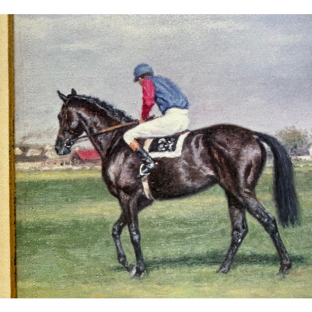 Mid 20th Century Framed Print of Racehorse Jay Trump by Richard Stone Reeves For Sale - Image 4 of 12