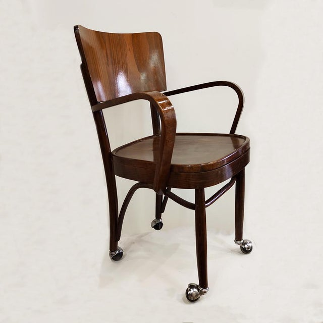 Vintage Desk Chair in the Style of Thonet For Sale - Image 9 of 9