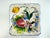 Vintage Italian Hand Painted Floral Dessert Plates With Scalloped Edges - Set of 6 For Sale - Image 4 of 8