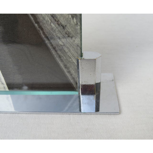 Art Deco Chrome-PlatedPicture Frame, France, 1920s For Sale - Image 6 of 10