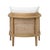 Rattan Upholstered Side Chair For Sale - Image 4 of 6