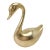 Vintage 5" Solid Brass Swan For Sale