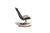 Gerald McCabe for Brown Saltman Steel and Walnut Mid-Century Rocking Chair, Attributed For Sale - Image 4 of 12