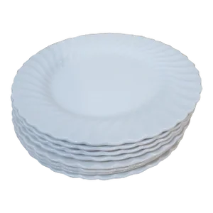 Vintage English Ironstone Dinner Plates - Set 8