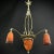 1920s Art Deco Chandelier attributed to Muller Frères, 1920s For Sale - Image 5 of 12