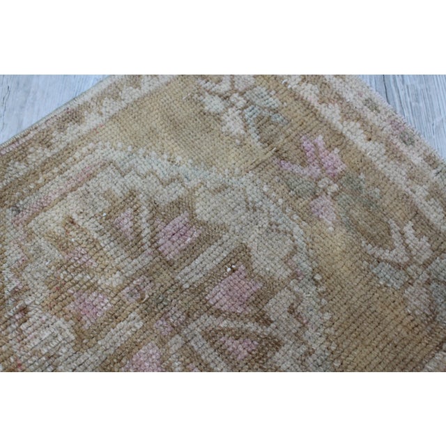 Vintage Turkish Rug - 17"x28.5" For Sale - Image 4 of 9