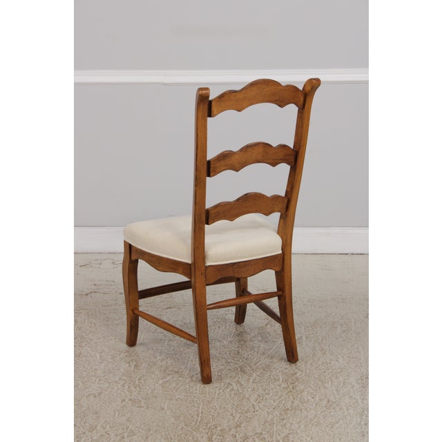 Set of 8 Drexel Heritage Country French Ladderback Chairs For Sale - Image 15 of 17