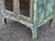 Early 20th Century. Artisan Painted Two Door Display Cabinet For Sale - Image 13 of 14