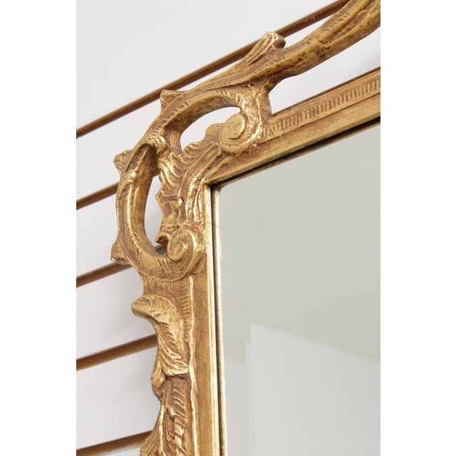 Friedman Brothers Gold Finish Ornate Mirror For Sale - Image 10 of 12