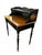 Wood Early 20th Century Ethan Allen Hitchcock Style Stenciled & Ebonized Ladies Writing Desk and Woven Rush Seat For Sale - Image 7 of 11