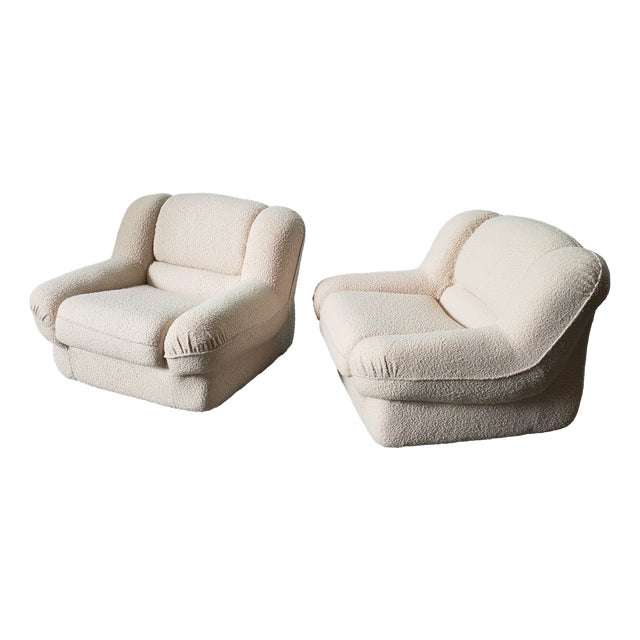 Lounge Chairs by J. Padova, 1970s, Set of 2 For Sale